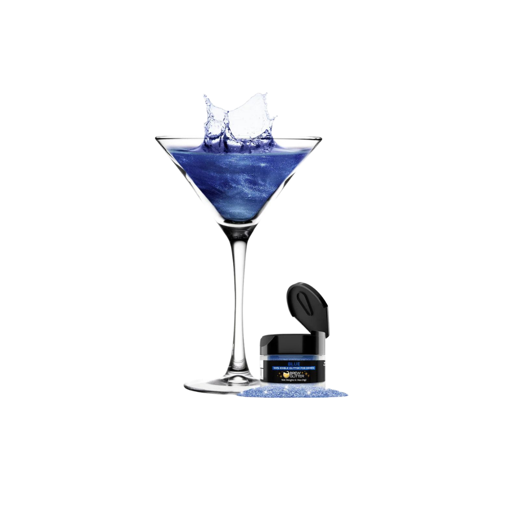 BLEU PAILLETTE COMESTIBLE