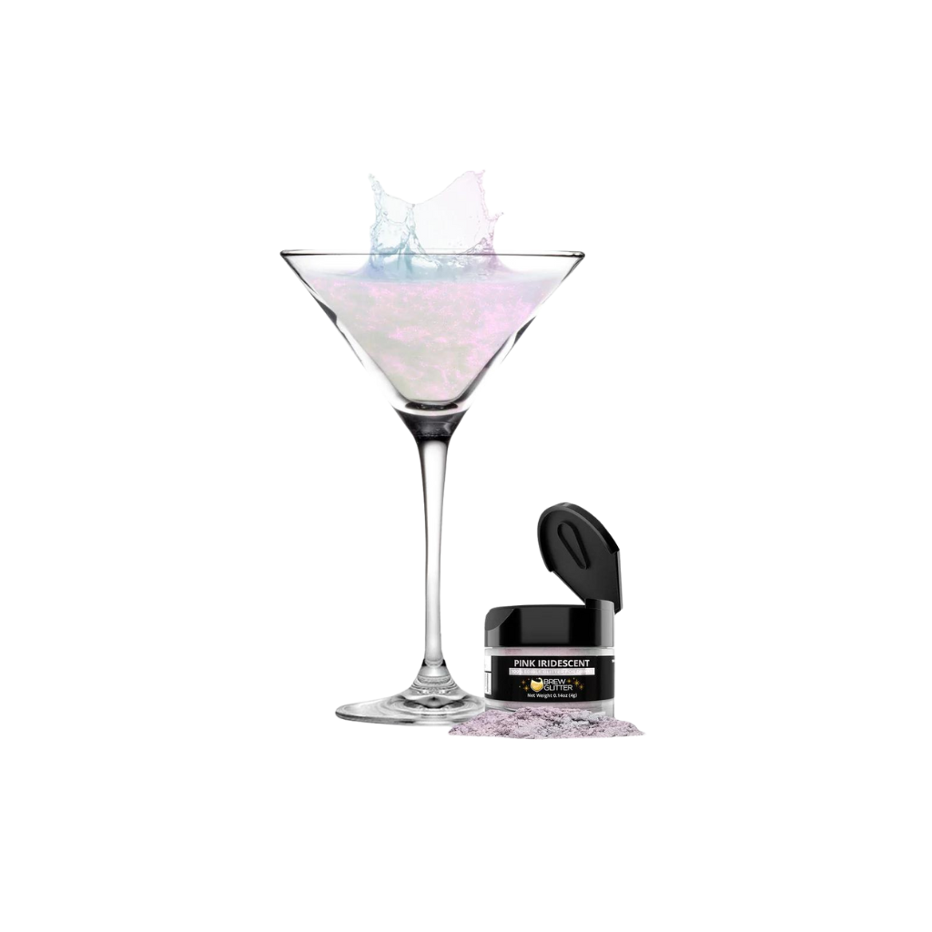 ROSE IRIDESCENT PAILLETTE COMESTIBLE